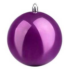 Елочная игрушка YES! Fun 10 см, сливова, перламутрова Фото