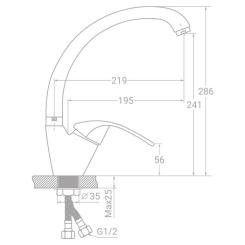 Смеситель TAU SF-4B439C Фото 1