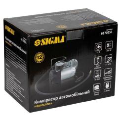 Автомобильный компрессор Sigma 12В, 180Вт, 37л/мин, 10бар Фото 8
