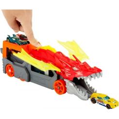 Игровой набор Hot Wheels Вантажівка-транспортер "Паща дракона" Фото 8