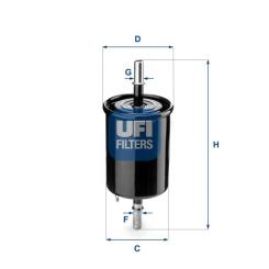 Фильтр топливный UFI 31.843.00 Фото