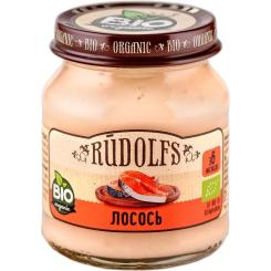 Детское пюре Rudolfs Лосось 115 г Фото