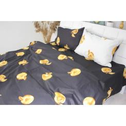 Простынь MirSon Сатин Premium 22-1201 Apple 150х220 см Фото 1