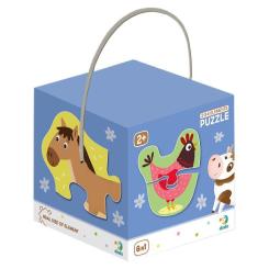 Пазл DoDo 2-3-4 елементи Домашні тварини Фото