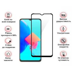 Стекло защитное BeCover Tecno Spark 8C (KG5n) Black Фото 2
