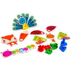 Развивающая игрушка Vladi Toys Fisher Price Maxi-болтики (укр) Фото 1