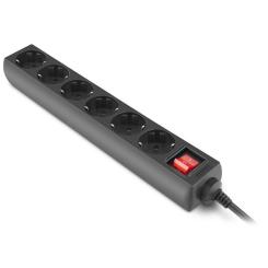 Сетевой фильтр питания REAL-EL RS-6 Protect M 1.8m, black Фото 3