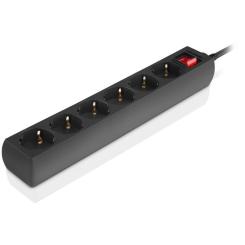 Сетевой фильтр питания REAL-EL RS-6 Protect M 1.8m, black Фото 4