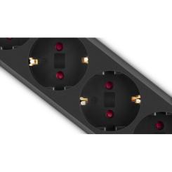 Сетевой фильтр питания REAL-EL RS-6 Protect M 1.8m, black Фото 7