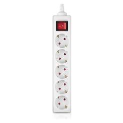 Сетевой фильтр питания REAL-EL RS-Protect M 3m, white Фото 1