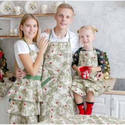 Фартук Прованс Ялинка з воланами дитяча Фото 3