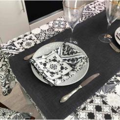 Дорожка на стол Прованс Black Milan 120х40 Фото 2