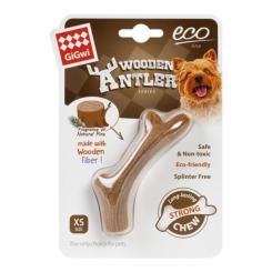 Игрушка для собак GiGwi Wooden Antler Рог жевательный XS Фото 1