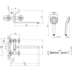 Смеситель Kroner Rhein-C071 Фото 6