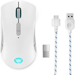 Мышка Lenovo Legion M600 RGB Wireless Stingrey White Фото 10