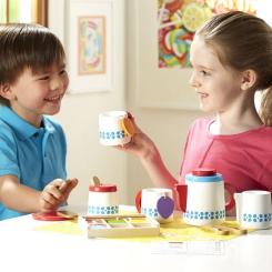Игровой набор Melissa&Doug Дерев'яний набір Чайний сервіз Фото 1