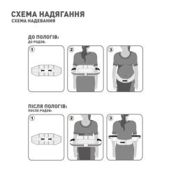Бандаж MedTextile Бандаж до- та післяпологовий, розмір XXL, люксшт Фото 4