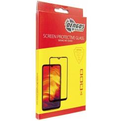 Стекло защитное Dengos Full Glue Oppo A17 black frame Фото