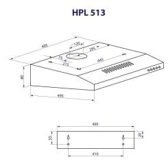 Вытяжка кухонная Minola HPL 513 I Фото 10