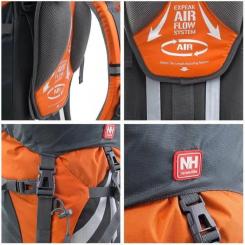 Рюкзак туристический Naturehike NH70B070-B 70+5 л Orange Фото 8