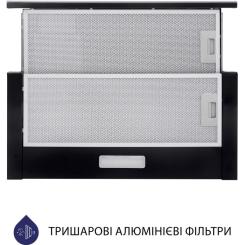 Вытяжка кухонная Minola HTLS 6234 BL 700 LED GLASS Фото 2