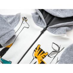 Кофта детская Miniworld велюрова на блискавці Фото 2