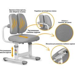 Парта со стулом Evo-kids BD-23 G Фото 3