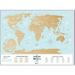 Скретч карта 1DEA.me Travel Map Holiday Lagoon World Фото