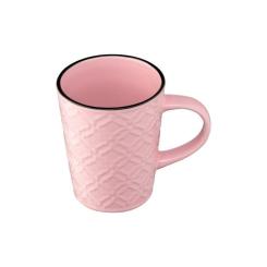 Чашка Ardesto Relief 320 мл Pink Фото 1