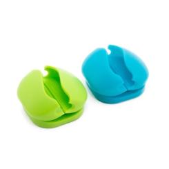 Держатель для кабеля Extradigital CC-950 Cable Clips, Green/Blue Фото 1