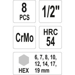 Набор торцевых головок Yato YT-1066 Фото 2