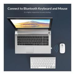 Bluetooth-адаптер Orico Bluetooth 5.0 BTA-508-BK-BP Фото 7