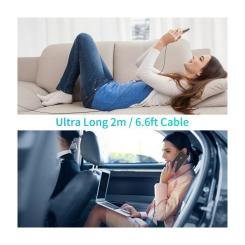 Дата кабель Choetech USB-C to Lightning 2.0m MFI Фото 9
