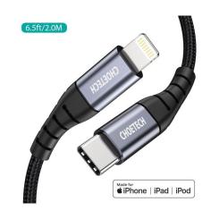 Дата кабель Choetech USB-C to Lightning 2.0m MFI Фото 3