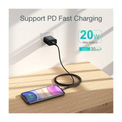 Дата кабель Choetech USB-C to Lightning 2.0m MFI Фото 7