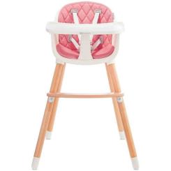 Стульчик для кормления Kinderkraft Sienna Pink Фото 3