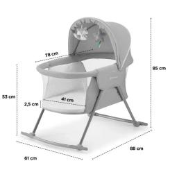Кроватка Kinderkraft гойдалка Lovi Beige 3 в 1 Фото 10