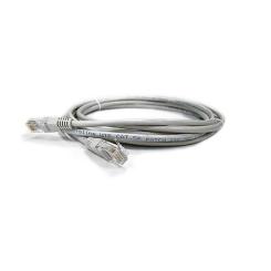 Патч-корд Kingda 1м, UTP, cat.5e, CU, 24AWG, grey Фото