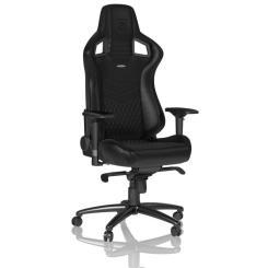 Кресло игровое Noblechairs Epic Series Real Leather Black Фото 1
