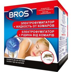 Фумигатор Bros + жидкость против комаров 60 ночей Фото