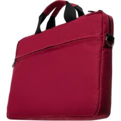 Сумка для ноутбука Vinga 14" NB1402 Burgundy, white print Фото 2