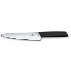Кухонный нож Victorinox Swiss Modern Carving 19см Black Фото 1
