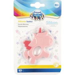 Прорезыватель Canpol babies силиконовая Единорог розовый Фото 1