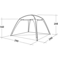 Тент Easy Camp Day Lounge Granite Grey Фото 9