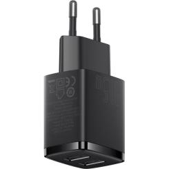 Зарядное устройство Baseus Compact Charger 2U Black Фото 3