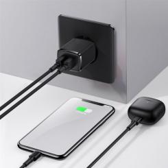 Зарядное устройство Baseus Compact Charger 2U Black Фото 5