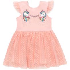 Платье детское POP FASHION с фатиновой юбкой с единорогами Фото
