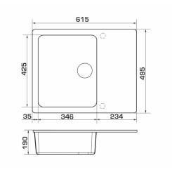 Мойка кухонная GRANADO AVILA black shine Фото 7