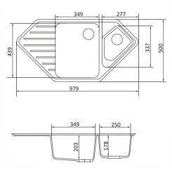 Мойка кухонная GRANADO IBIZA marron Фото 6