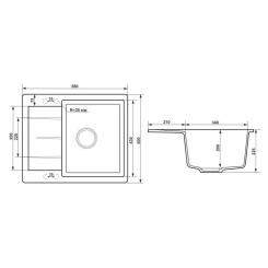 Мойка кухонная GRANADO MADRID marron Фото 5